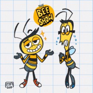 My own take on Barry and Benson from the "Bee Movie"
